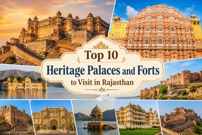 Top 10 Heritage Palaces Forts to Visit Rajasthan